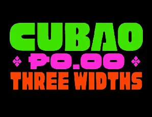 Cubao Free font