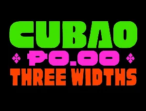 Cubao Free font