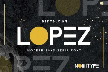 Lopez font