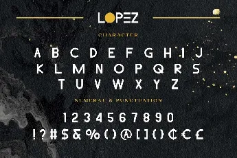 Lopez font