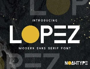 Lopez font