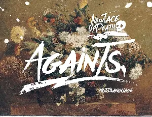 Againts Typeface font