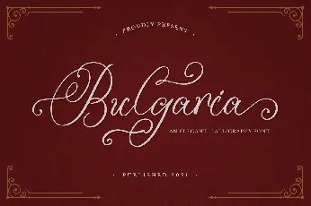 Bulgaria font