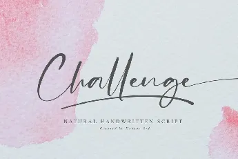 Challenge font