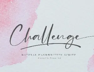 Challenge font