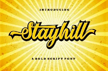 Stayhill Bold Script font