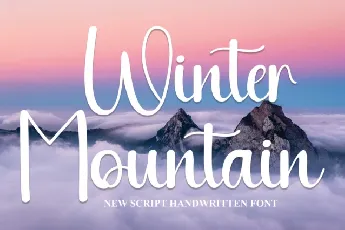 Winter Mountain Script font