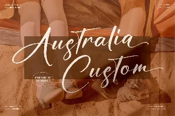 Australia Custom font