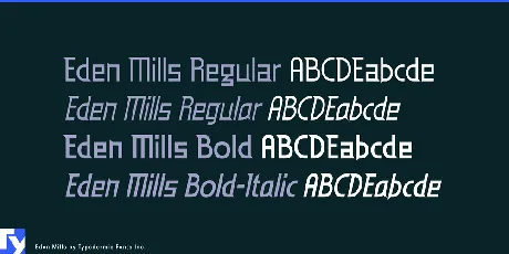 Eden Mills font