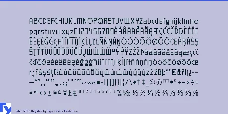 Eden Mills font