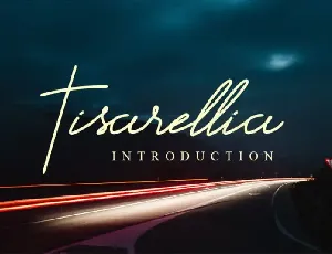 Tisarellia Handwritten font