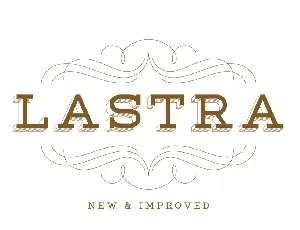 Lastra font