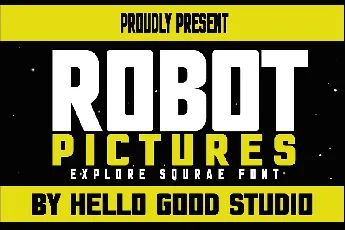 Robot Pictures font