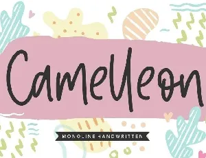 Camelleon Handwritten font