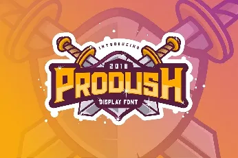 Prodush Typeface font