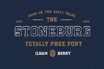 Stoneburg Typeface font