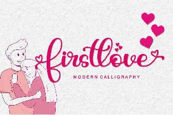 firstlove - Personal Use font