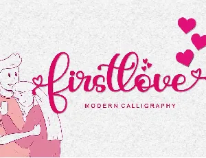 firstlove - Personal Use font