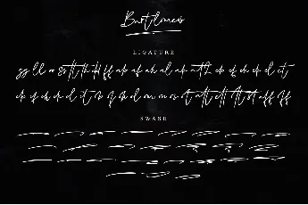 Bartolomeus - Personal use font