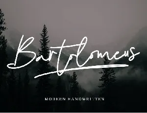 Bartolomeus - Personal use font