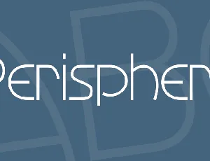 Perisphere font