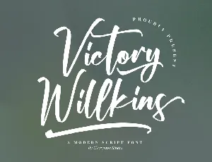Victory Willkins font