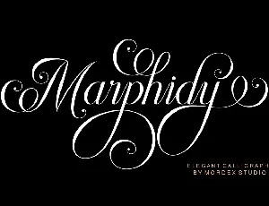 Marphidy font