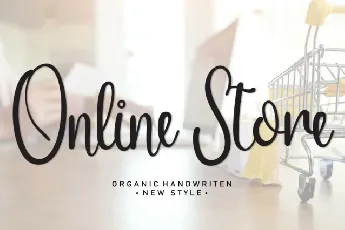 Online Store Script font