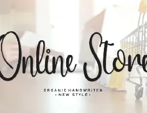 Online Store Script font