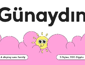 SK Gunaydin font