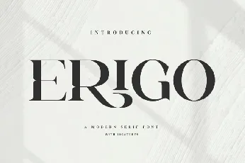 Erigo Serif font