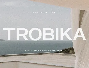 Trobika font