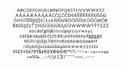 Faculty Glyphic font