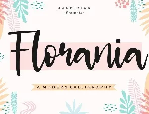 Florania Modern Calligraphy font