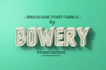 Rinoshare Family font