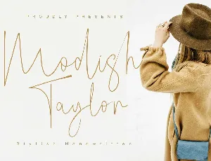 Modish Taylor font