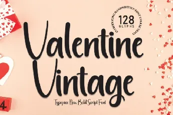 Valentine Vintage Script font