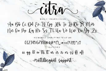 Citra font