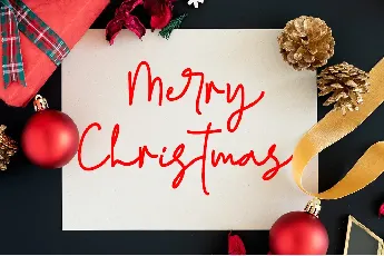 Christmas letter - Personal use font