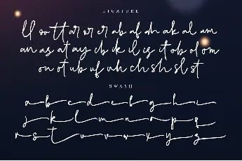 Christmas letter - Personal use font