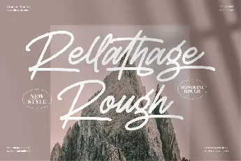 Rellathage Rough font