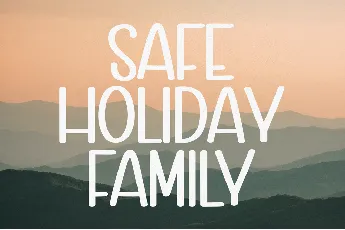 Safe Holiday Family font