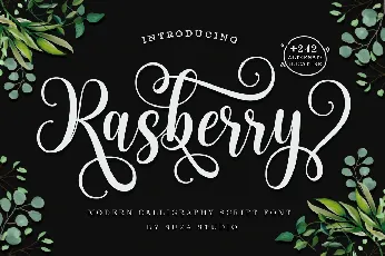 Rasberry font