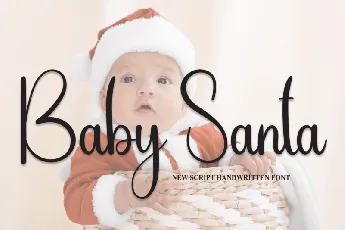 Baby Santa Script font