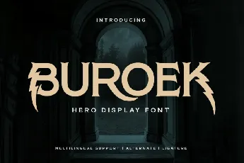 Buroek font