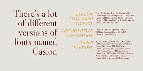 Libre Caslon Display font