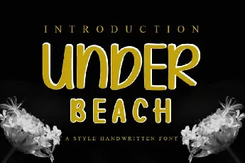 Under Beach Display font