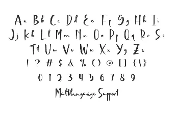 Senjaharna Demo font