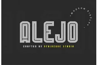 Alejo Display font