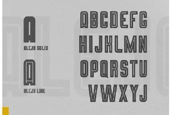 Alejo Display font